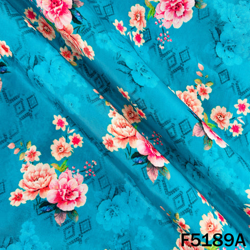 Digital Print Viscose Crepe Fabric - F5189